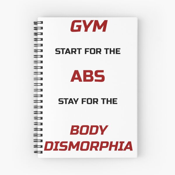 Item preview, GYM funny design - GYM start for the ABS stary for the BODY DISMORPHIA designed and sold by DirectNovelplot.