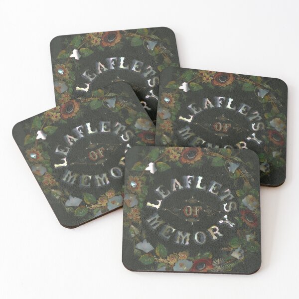Item preview, Leaflets of Memory (1856) - Vintage Book Cover designed and sold by SALON DES ARTS.