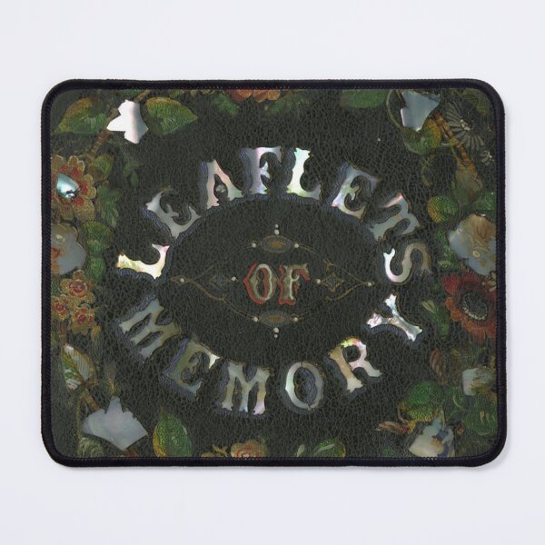 Item preview, Leaflets of Memory (1856) - Vintage Book Cover designed and sold by SALON DES ARTS.