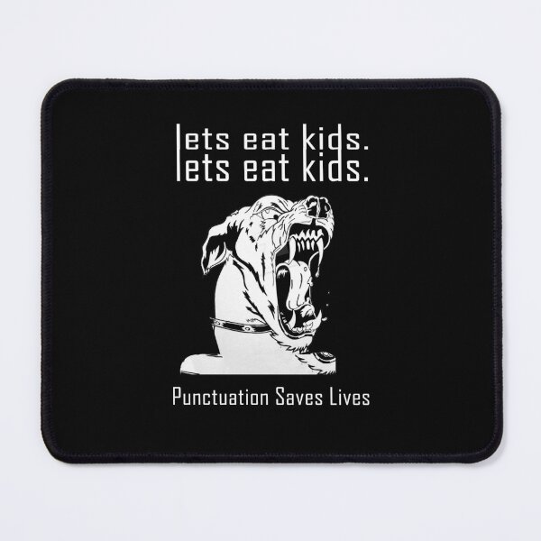 Item preview, Let's eat kids Punctuation Saves Lives, Funny Vintage Sarcastic saying, Funny joke meme gift for your friend designed and sold by runouts.