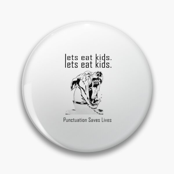 Item preview, Let's eat kids Punctuation Saves Lives, Funny Vintage Sarcastic saying, Funny joke meme gift for your friend designed and sold by runouts.
