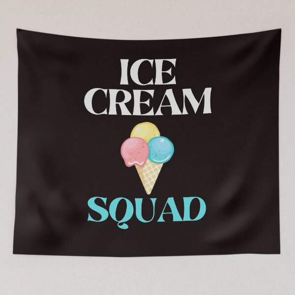 Item preview, Funny Ice Scream Squad Scoop Cones Eating Love Ice Cream designed and sold by MagicSD Designs.