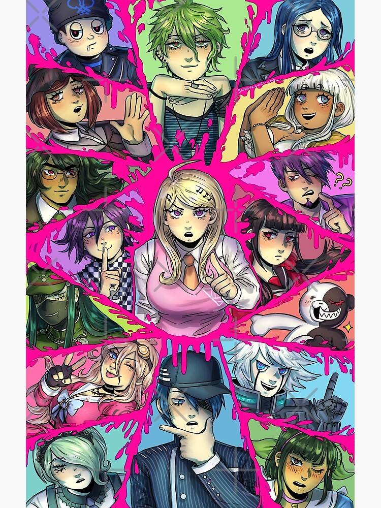 New Dangan Ronpa V3 Poster By Elianaariel Redbubble 6716