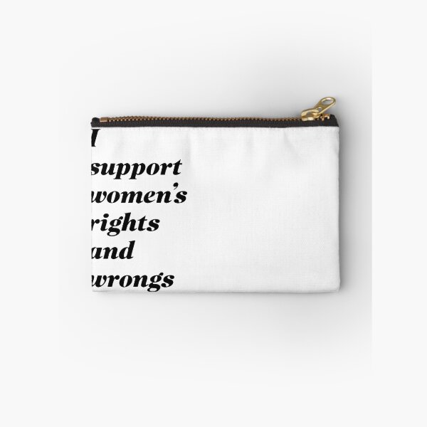 Item preview, I support women's rights and wrongs v2 designed and sold by claywalkr.