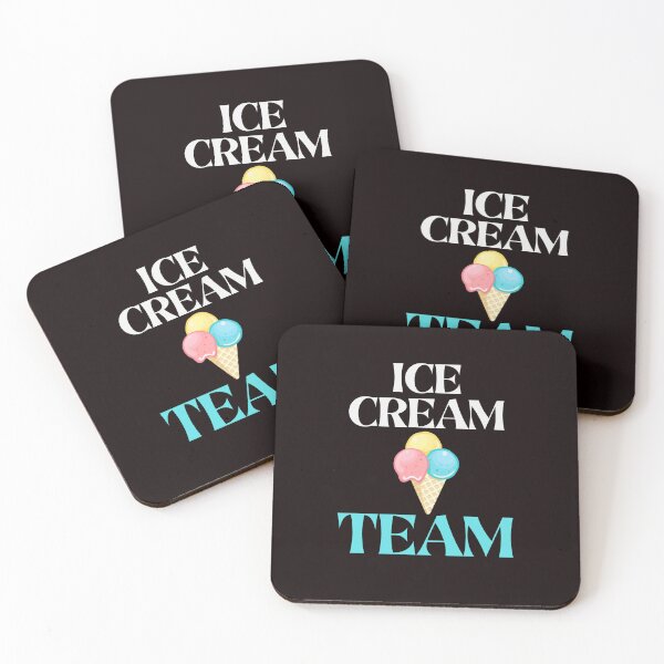 Artikelvorschau, Funny Ice Cream Team Scoop Cones Eating Love Ice Cream entworfen und verkauft von MagicSD Designs.