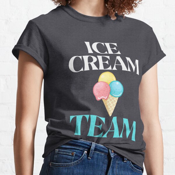 Item preview, Funny Ice Cream Team Scoop Cones Eating Love Ice Cream designed and sold by MagicSD Designs.
