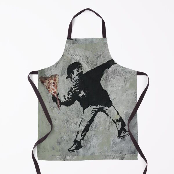 Item preview, Pizza Thrower Street Art designed and sold by ArtMeetsPizza.