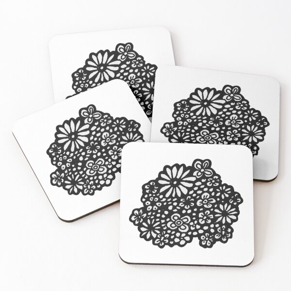 Item preview, hand drawn flowers designed and sold by ANU911.