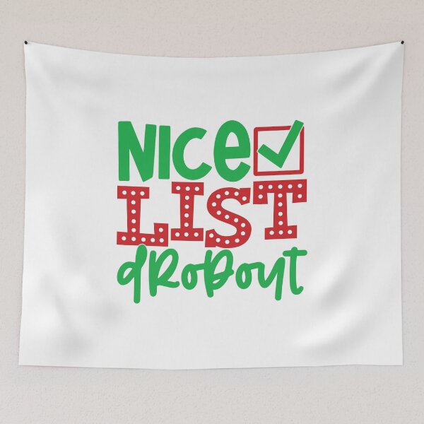Item preview, Letter Nice list Dropout designed and sold by HdanRDesign.