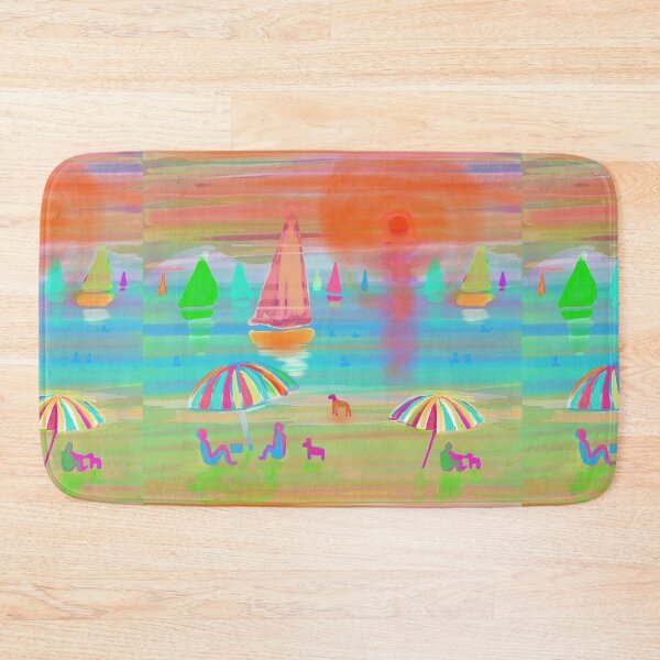 Item preview, Sunset Holiday Beach Scene designed and sold by PeckoBird.