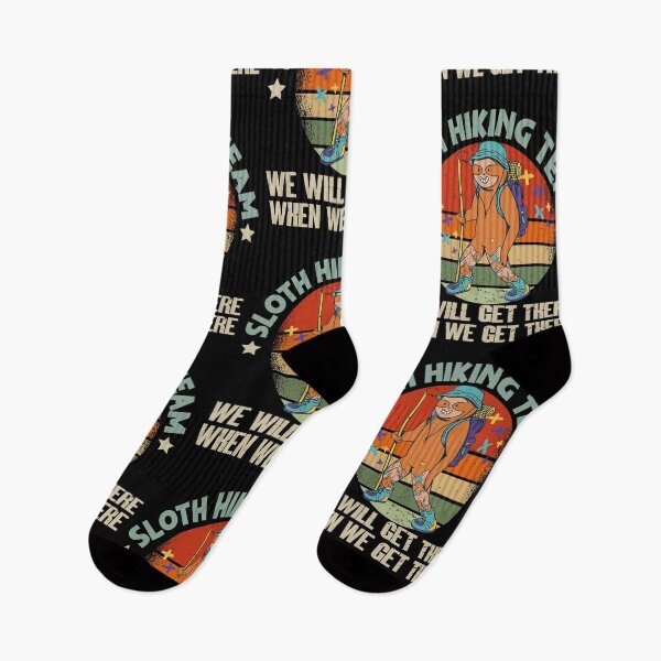 Item preview, Sloth Hiking Team We Will Get There When We Get There designed and sold by Heddar Badreddine.