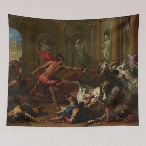 Item preview, Perseus Confronting Phineus with the Head of Medusa | Sebastiano Ricci | 1710 Renaissance Greek Mythology Art designed and sold by CJET.