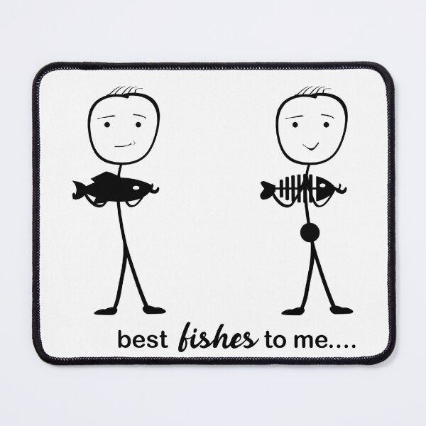 Item preview, before and after eating fish  designed and sold by Y2AA.