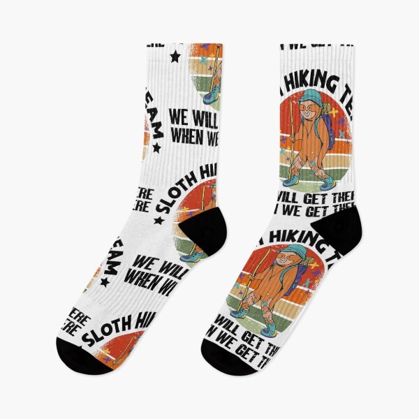 Item preview, Sloth Hiking Team We Will Get There When We Get There designed and sold by Heddar Badreddine.