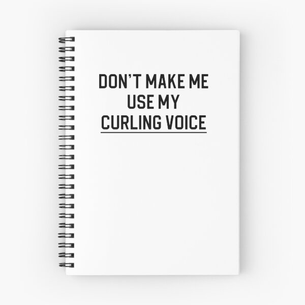 Item preview, Curling Lover Gift Curling Sticker Don't Make Me Use My Curling Voice designed and sold by kmcollectible.