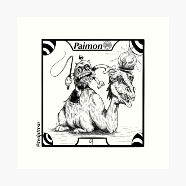 #9 - Paimon Art Print