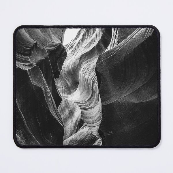 Item preview, Black and white shot of sandstone formations Lower Antelope Canyon designed and sold by Chris-Thodd.