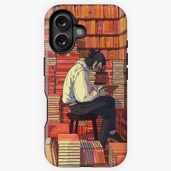 Book hoarder iPhone Tough Case