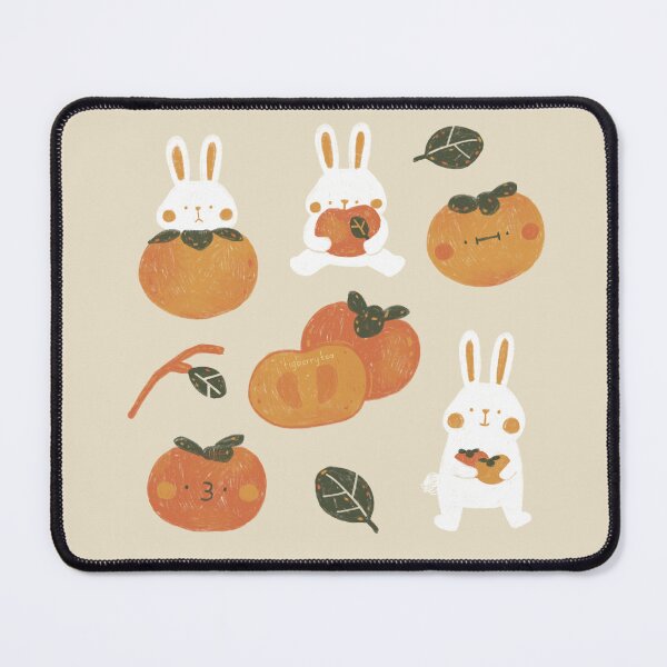 Item preview, Persimmon Bunnies designed and sold by Figberrytea.