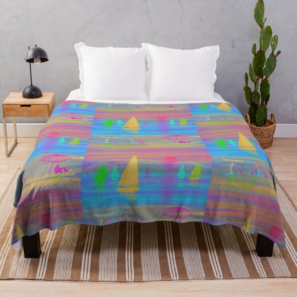 Item preview, Sunset Blue Summer Beach designed and sold by PeckoBird.