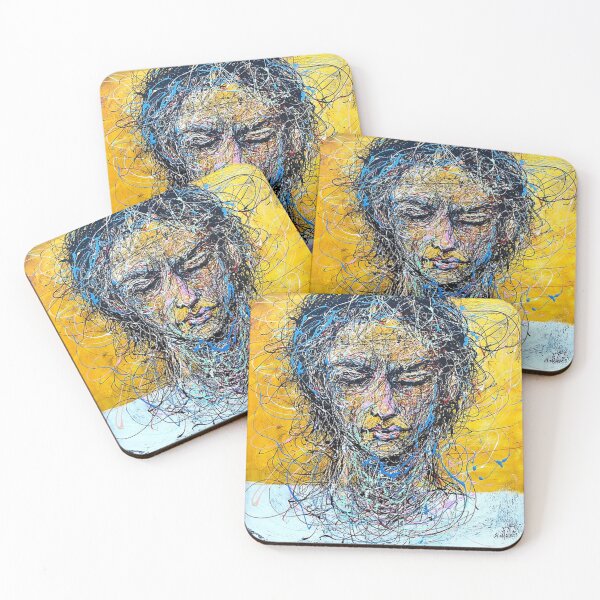 Item preview, Colorful man on yellow background designed and sold by E-Eden.