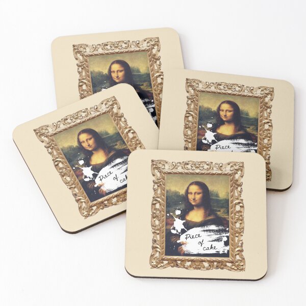 Artikelvorschau, Mona Lisa Cake Attack - Piece of Cake entworfen und verkauft von AmphoraGhost.