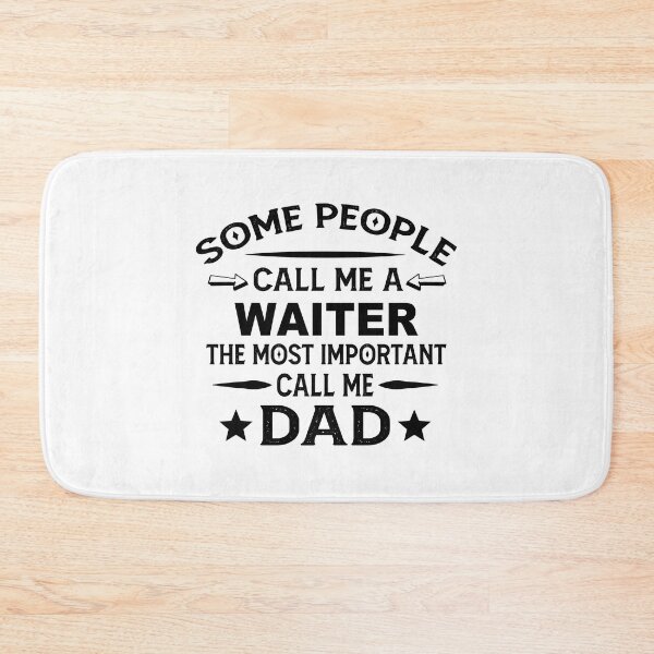 Item preview, waiter Father Dad T-shirt gift for father's Day waiter Dad Father's Day, waiter Dad Hudband Christmas Gift designed and sold by xlnv.
