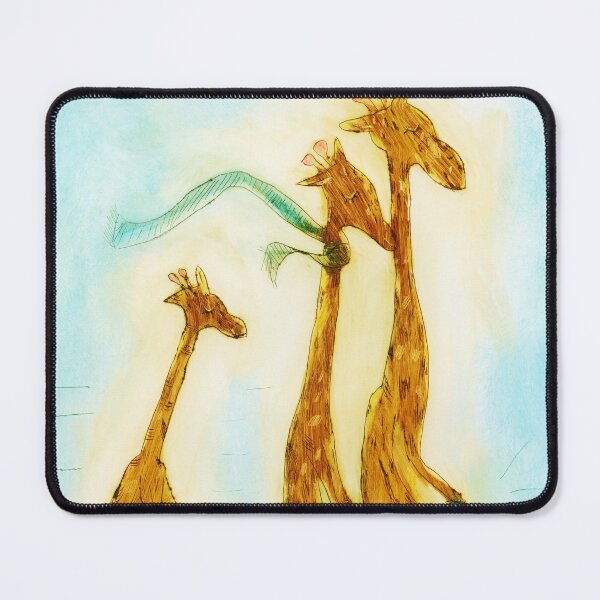 Item preview, Family of giraffes rides a bicycle-tandem designed and sold by ulyanaandreeva.