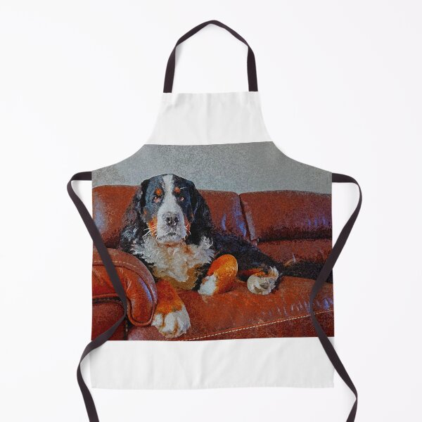 Item preview, Bernese Mountain Dog on the couche designed and sold by AlbertandOlly.