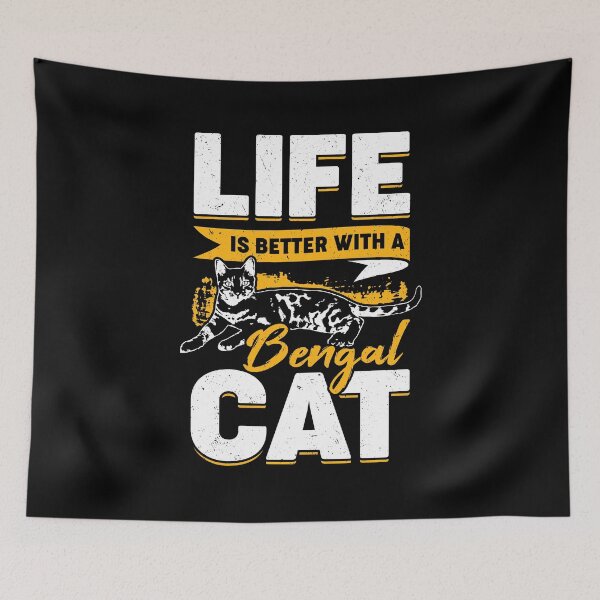 Item preview, Life Is Better With A Bengal Cat designed and sold by Marcid95.