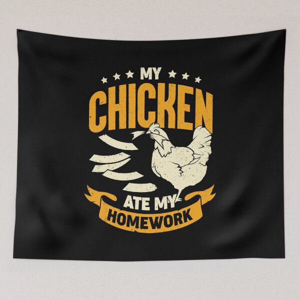 Item preview, My Chicken Ate My Homework designed and sold by Marcid95.