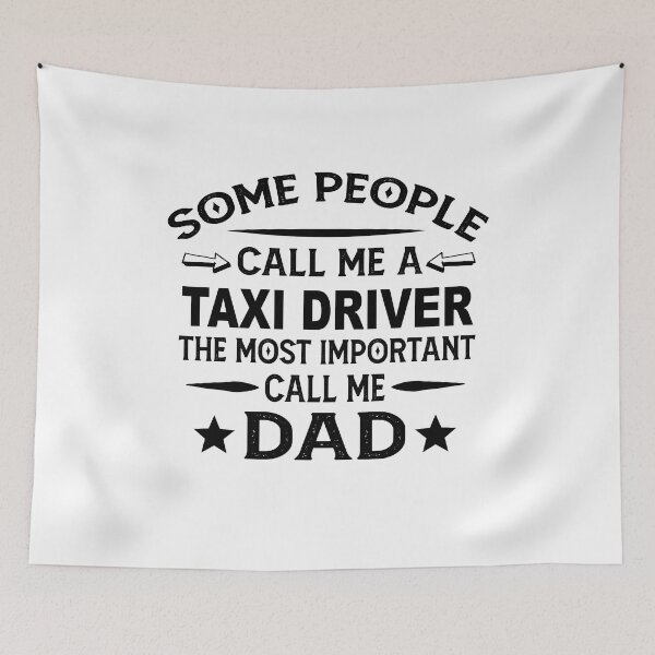 Item preview, taxi driver Father Dad T-shirt gift for father's Day taxi driver Dad Father's Day, taxi driver Dad Hudband Christmas Gift designed and sold by xlnv.