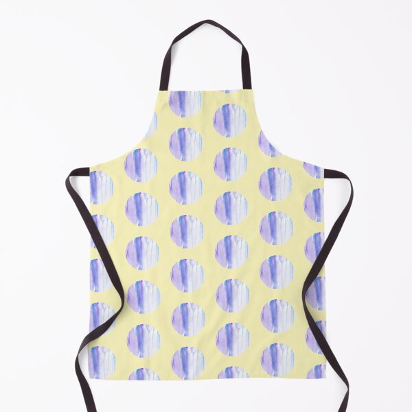 Item preview, blue and milk color watercolor circle pattern | creative watercolor artsy circle pattern designed and sold by lausn.