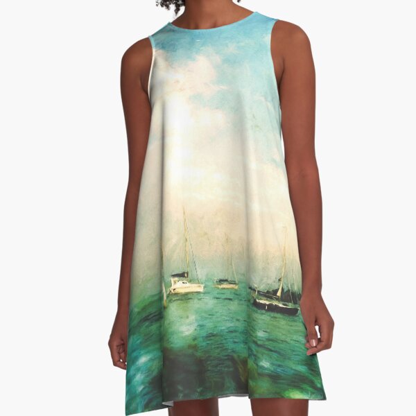 NAVY PIER A-Line Dress