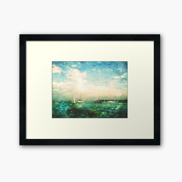 NAVY PIER Framed Art Print