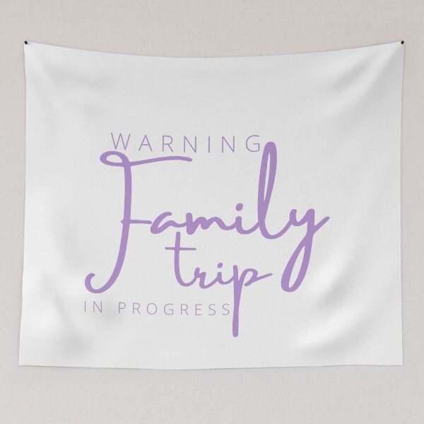 Item preview, Warning Family Trip In Progress   , Family Trip , Vacation Girls Party, Party , Family Trip Family Vacation designed and sold by Alexa5454.
