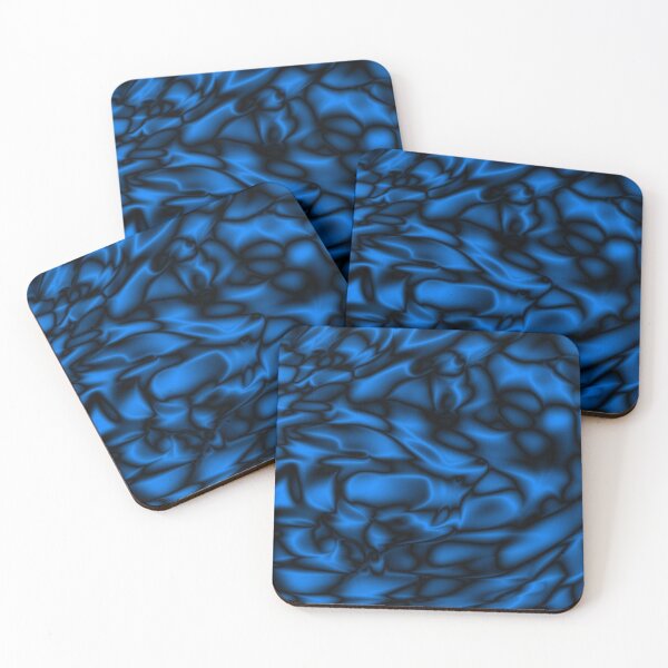 Artikelvorschau, Black and Blue Swirled entworfen und verkauft von AF Stewart Art Designs.
