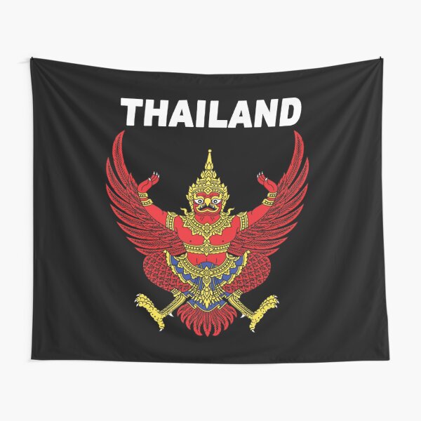 "Thai National Emblem HD Thailand Design " Tapestry for Sale by
