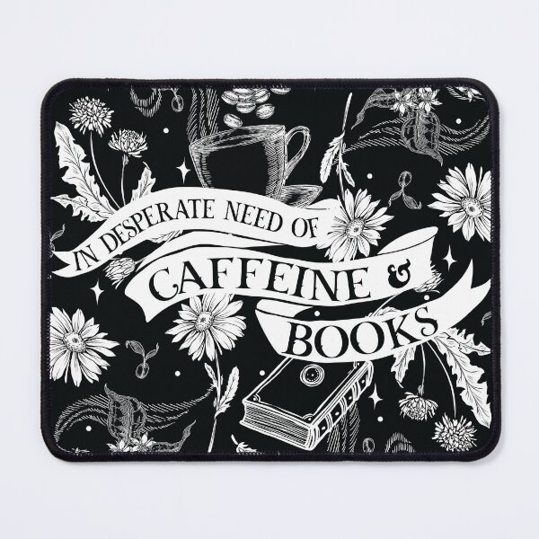 Item preview, Caffeine and Books designed and sold by Folktalesblend.