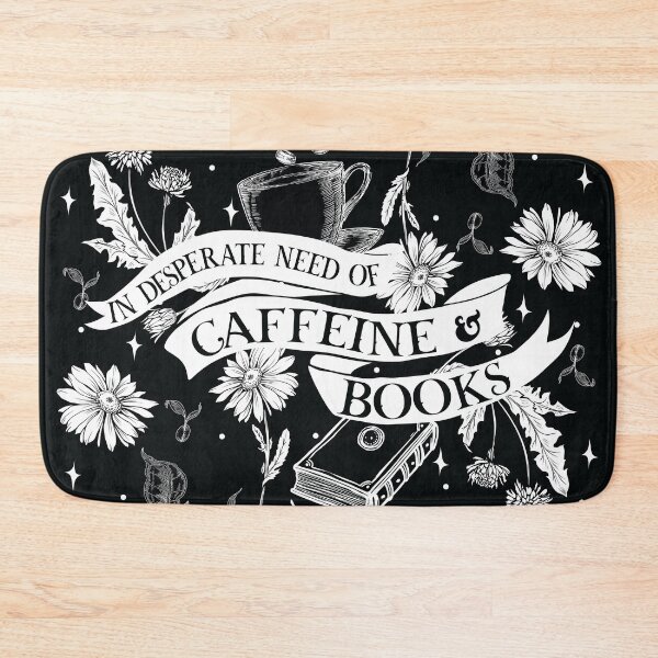 Item preview, Caffeine and Books designed and sold by Folktalesblend.