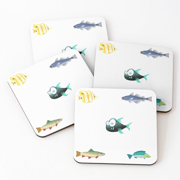 Item preview, fish sticker pack  designed and sold by PaulGoldStore.