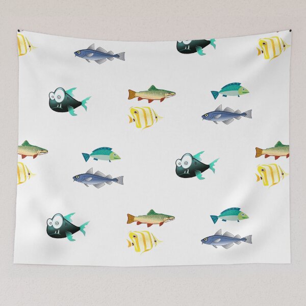 Item preview, fish sticker pack  designed and sold by PaulGoldStore.