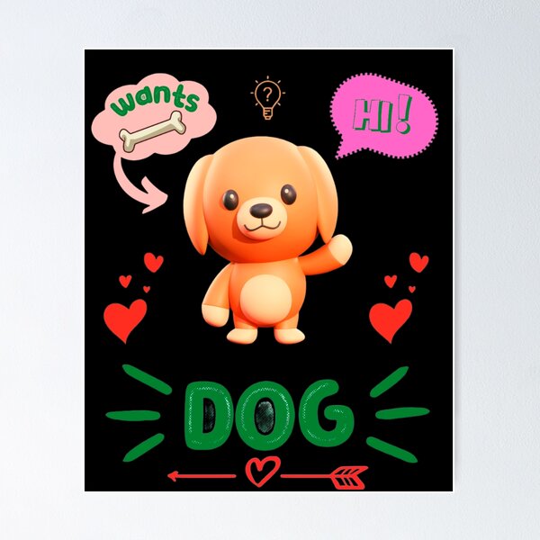 Artikelvorschau, Animal Cute Dog! entworfen und verkauft von idea-factory.