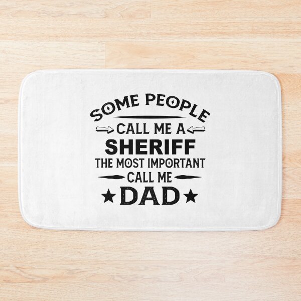 Item preview, sheriff Father Dad T-shirt gift for father's Day sheriff Dad Father's Day, sheriff Dad Hudband Christmas Gift designed and sold by xlnv.