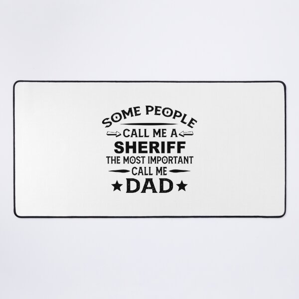 Item preview, sheriff Father Dad T-shirt gift for father's Day sheriff Dad Father's Day, sheriff Dad Hudband Christmas Gift designed and sold by xlnv.