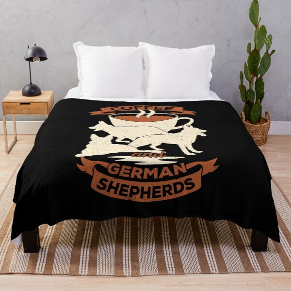 Artikelvorschau, Coffee And German Shepherds Dog Lover Gift entworfen und verkauft von Marcid95.