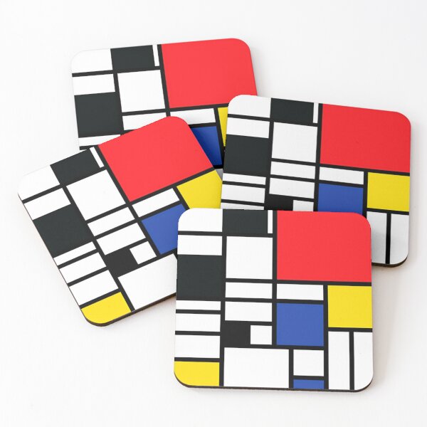 Item preview, piet mondrian - Composition with,Red,Blue, yellow,black,white designed and sold by Olivia-One.