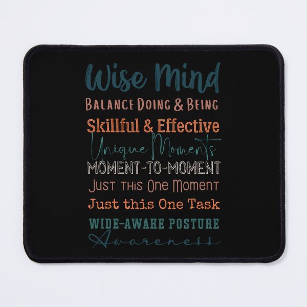 Item preview, Wise Mind. Walking the Middle Path. Reasonable Mind and Emotional Mind, Doing Mind and Being Mind.  designed and sold by Orianah.