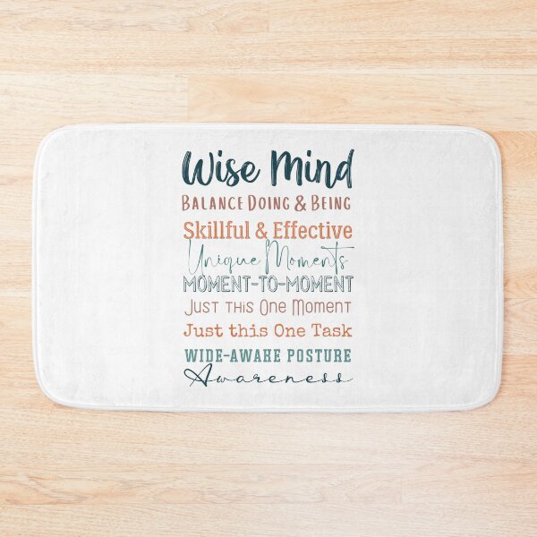 Item preview, Wise Mind. Walking the Middle Path. Reasonable Mind and Emotional Mind, Doing Mind and Being Mind.  designed and sold by Orianah.
