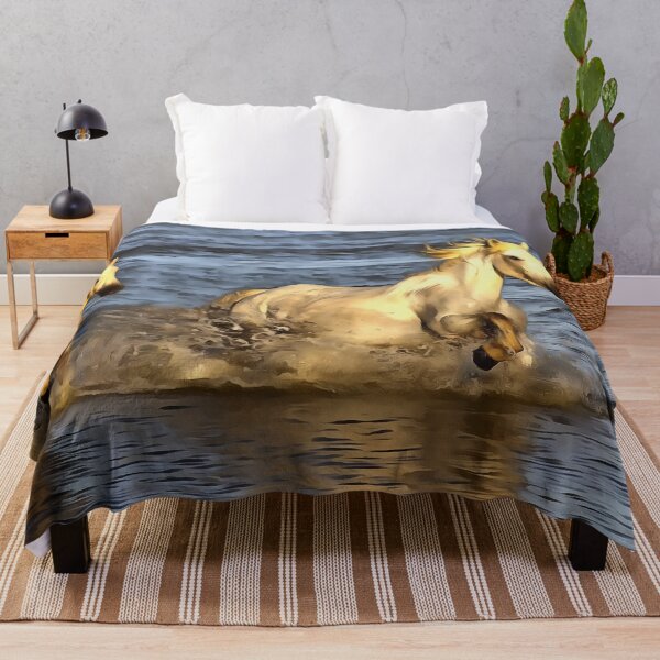Item preview, Camargue Horses (Painting) designed and sold by cmphotographs.